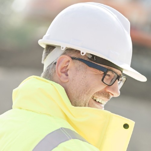Smiling Construction Manager